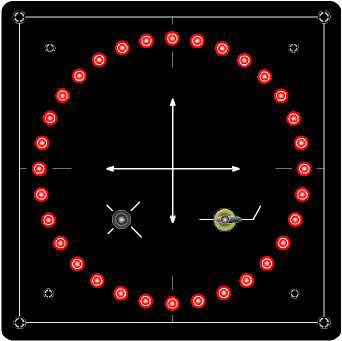 angle indicator 360 degrees 32 position