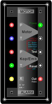 motor alarm panel