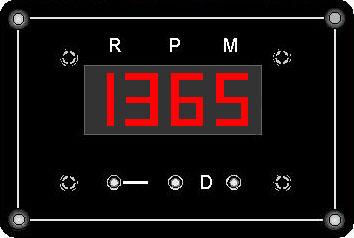 tachometer panel