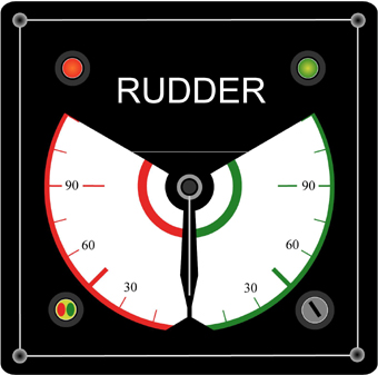 rudder indicator
